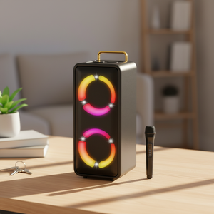 Altavoz Portátil Grande de 8 Pulgadas y 1000 Vatios con Luz RGB de Llama, Altavoces Bluetooth, <span class=keywords><strong>Partybox</strong></span> 310, Party Box 100, <span class=keywords><strong>Partybox</strong></span> <span class=keywords><strong>710</strong></span> - Product Image 1