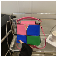 Sacs à Main de Luxe pour Femme en Cuir PU, Nouvelle Collection Été 2025, Petit Sac à Bandoulière et Sac Croisé, Sac Messager Portable Lettre V Coquillage