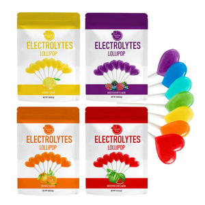 OEM Etiqueta Privada Piruleta de Electrolitos Sin Azúcar, Caramelo Funcional, Fabricante Personalizado Uttar - Product Image 1