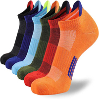 Chaussettes de compression de course unisexes personnalisées, respirantes et confortables, en tricot pour l'automne