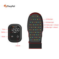 Gant à main 4 couleurs personnalisé pour la thérapie par la lumière rouge Instrument LED vétérinaire à domicile pour les soins des animaux