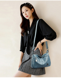 Promoción de Bolsos de Mano de Diseño de Lujo, Alta Calidad y Moda para Mujer, Bolsos de Hombro de Cuero PU para Damas - Product Image 2