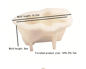 Molde de Silicona 3D de Oso Dormido Tangchu para Fondant, Mousse, Helado y Pastel de Chocolate - Ecológico para Hornear y Hacer Manualidades - Product Image 4