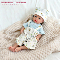 Poupées Bébés Mignonnes et Douces Reborn Factory Super Pas Cher Mini 11 Pouces Peau Peinte Avancée Poupée Bébé Mignonne Corps Entier en Silicone