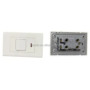 N1,7 wenzhou interruptor de parede fabricação 45a dp qm switch 118*72mm 250v ~