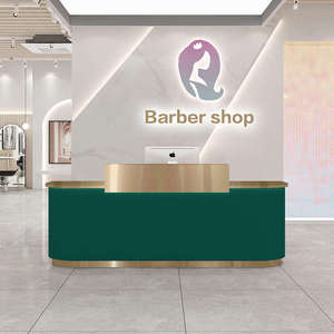 Modern Solid Wood Extendable Adjustable Height <b>Reception</b> Desk for Beauty Salon Hotel Gym & Hospital Use - Product Image 3