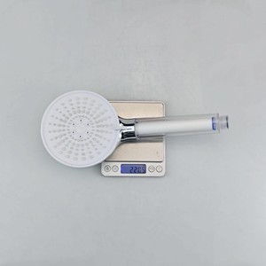 2024 Offre Spéciale haute pression Chrome qualité 5 Modes pommeau <span class=keywords><strong>de</strong></span> <span class=keywords><strong>douche</strong></span> à main nouveau PC filtre clair grand visage vérification fenêtre Durable - Product Image 5