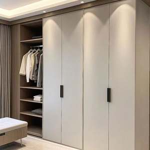 Ensemble de meubles de chambre à coucher moderne avec armoire à 6 portes, modèle neuf de l'usine YALIG - Product Image 2