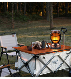 Новый креативный белый Cob светодиодный портативный Перезаряжаемый фонарь для кемпинга ABS корпус солнечное садовое освещение с источником питания от батареи - Product Image 2