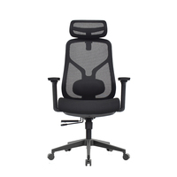 Fabricant à Foshan, chaise de bureau exécutive moderne avec coussin en forme de W, base pivotante en nylon, très confortable