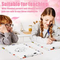 Porte-documents décoratif arc-en-ciel pour la rentrée scolaire, en plastique, impression UV, logo personnalisé, design mignon, pour infirmières, étudiants, usage de bureau