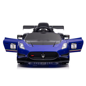 Coche eléctrico para niños, novedad, 12V, Azul, Blanco - Product Image 5