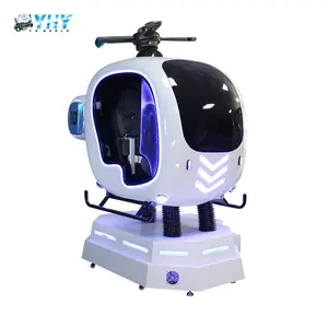 Indoor Amusement Flight Training 3 Dof Cockpit Aircraft Fly Machine For Gaming Vr Helicopter Simulator