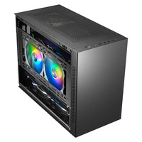 SAMA haute qualité OEM micro atx étui de jeu verre trempé ITX étui pour pc usb 3.1 boîtier de jeu étui de jeu pour pc