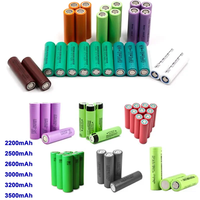 Baterai Lithium Ion Silinder 18650 Langsung dari Pabrik 3.7v Sel Baterai Lithium Isi Ulang 2200mAh Baterai Lithium untuk Mainan