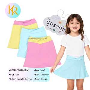 KERUI Niños Yoga Niños Tenis Vestido Falda corta <span class=keywords><strong>con</strong></span> pantalones cortos Debajo Traje de yoga para niñas - Product Image 1