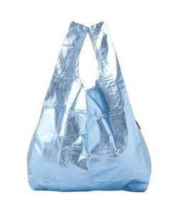 Customized Metallic Golden Foldable Shopping Tote Bag Waterproof Handled Reusable Recyclable Logo for Promotions Cheap