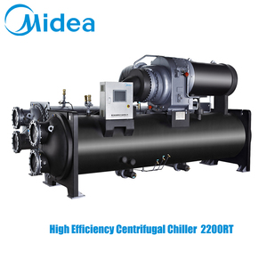 Chiller de Água Inverter Midea 2200RT de Longa Duração, <span class=keywords><strong>Super</strong></span> Alta Eficiência, Chiller Centrífugo Refrigerado a Água para Fábrica Têxtil - Product Image 1