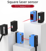 Capteur photoélectrique laser infrarouge carré LD62 personnalisé, PNP NPN, réflexion diffuse, installation fixe, sortie numérique 10-30VDC