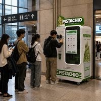 Máquina expendedora de autoservicio de açaí y helado suave comercial para centros comerciales, cafeterías y tiendas de postres