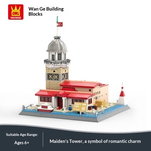 Modellino da Costruire WG5229 <span class=keywords><strong>Torre</strong></span> Turca con Vista sulla Strada, Giocattolo Assemblabile, Ornamento da Scrivania - Product Image 2