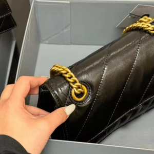 Haut de gamme original top qualité balenciagas cuir de veau mode dames sac à main chaîne de fer haut de gamme matériel accessoires sac à bandoulière - Product Image 3