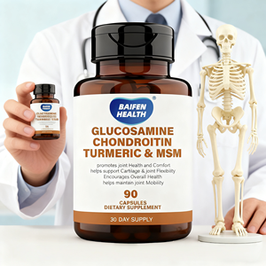 OEM/ODM Glukozamin Kondroitin Zerdeçal ve MSM Kapsülleri - Eklem Desteği Kıkırdak Sağlığı ve Bağışıklık Desteği 90 Kapsül - Product Image 4