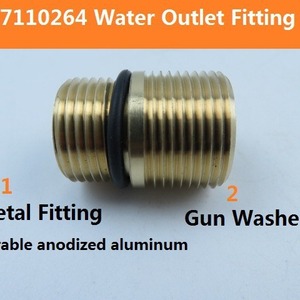 Axial Cam High Pressure Washer Pump Outlet Kit M22 Threaded Copper Adapter 3/8 Male For High Pressure Cleaner - Product Image 5