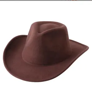 Harde Platte Brede Rand Vilt Fedora Hoeden Custom Handgemaakte Vintage Elegante S Australian 100 Wol Vrouwen Zwart Casual Effen Katoen Oem