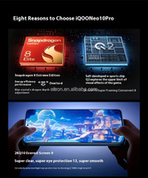 Smartphone 5G 2025 IQOO Neo 10 Pro Plus, écran AMOLED 6,8 pouces 144 Hz, processeur Octa Core, Android 15, 120 W, 6000 mAh