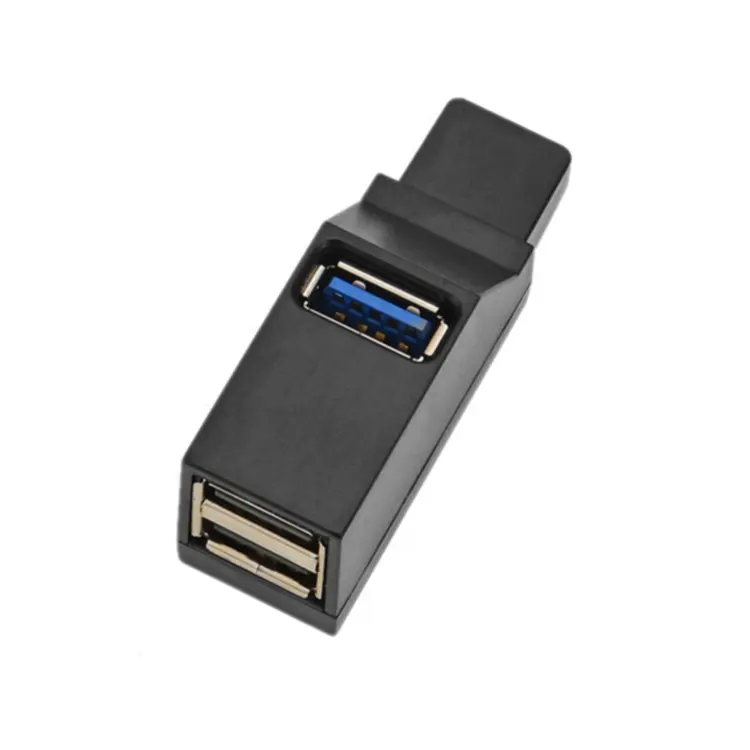 Mini USB Hub 3.0 Hub Hochgeschwindigkeits-U-Disk-Reader 3-Port USB 3.0 für Computer PC Laptop Mac