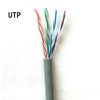 Cable de Red UTP Cat5/Cat5E/Cat6/Cat6A para Interiores/Exteriores, 4P*0.48/0.5/0.52/0.5, Cobre Puro/CCA, Sin Blindaje, 305M/Rollo, Revestimiento de PE y PVC