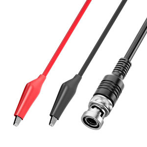Cleqee P1011 BNC Q9 Fiche Mâle à 2 Pince Crocodile D'oscilloscope Sonde de Test Câble 110 cm - Product Image 5