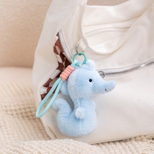 Vendita calda portachiavi con piccolo animale di mare in peluche borsa con ciondolo per ragazze regalo morbido piccolo granchio tartaruga giocattolo - Product Image 5