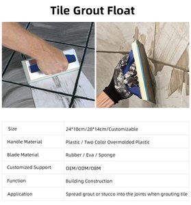 Dingyue bán buôn EVA bọt nhựa xử lý đôi bay thẳng lưỡi 24cm muitifunctions <span class=keywords><strong>scraper</strong></span> xây dựng nghề thủ công - Product Image 3