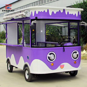 Pequeño coche comedor totalmente equipado casa personalizada Carro de comida callejera remolque de comida rápida - Product Image 1