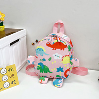 Mochila Escolar para Niños Pequeños con Dibujos Animados de Dinosaurio Lindo para Jardín de Infancia