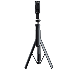 360 Degree Rotating Gimbal Selfie Stick Anti Shake Stabilization Flexible <b>Tripod</b> LED Light Extra Long Phone Stand - Product Image 3