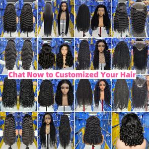 Perruques HD Lace en Cheveux Vierges, Densité 250, Perruques Droites de 30 Pouces, Perruques Lace Front en Cheveux Humains, Perruque Sans Colle en Cheveux Humains Bruts Brésiliens - Product Image 6