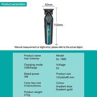 DALING DL-1900 Barber Supplies Tondeuse à cheveux professionnelle pour hommes Tondeuse électrique Machine de découpe de cheveux professionnelle
