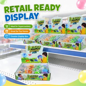 Jouet gonflable dinosaure en gros pour enfants, jeu amusant de respiration avec ballon animal pour fêtes, cadeaux et activités de plein air - Product Image 4