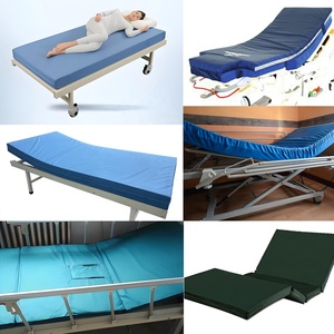 100% waterdichte <span class=keywords><strong>PVC</strong></span> gelamineerde zeil anti-bacteriële effen ziekenhuisbedmatrasbeschermers met aanpasbare eigenschappen - Product Image 3