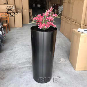 BLVE 현대 미술 유럽 가정 장식 황금 스테인레스 스틸 화분 금속 정원 라운드 화분 냄비 - Product Image 6