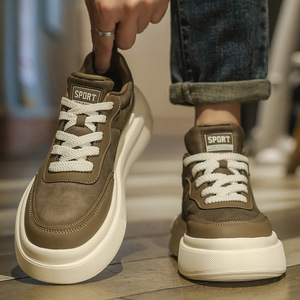 Marque de chaussures tendance pour hommes, design polyvalent et décontracté, chaussures de skate de niche pour adolescents à talons bas, offrant un confort optimal pendant l'activité. - Product Image 3