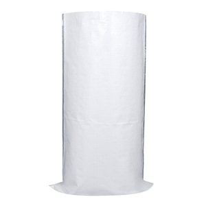 Sac tissé en plastique Fuxin 50 kg blanc enduit imperméable pour emballage général - Product Image 1