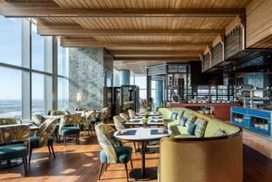 Hotel appartamento lobby in legno moderno light luxury beach <span class=keywords><strong>cafe</strong></span> 5 stelle ristorante in marmo tavoli e sedie - Product Image 2