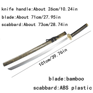 Espada Japonesa Lei <span class=keywords><strong>Che</strong></span> Qian Niao Hecha de Bambú, Accesorios de Cosplay para Anime, Juegos, Películas y Televisión, Segura e Inofensiva - Product Image 2