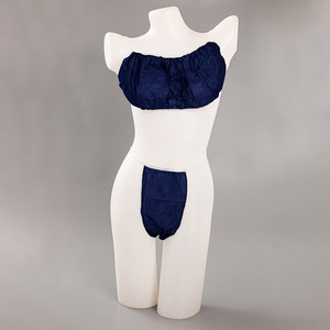 Ensemble de soutien-gorge et de sous-vêtements jetables pour salon de beauté et spa, non tissé, taille haute, épais, opaque, multicolores, bandeau de poitrine, <span class=keywords><strong>tube</strong></span> top - Product Image 2