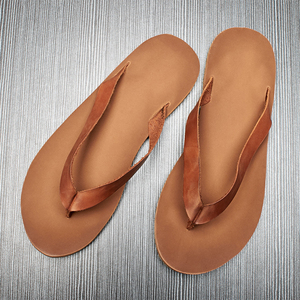 Chanclas de cuero genuino para <span class=keywords><strong>hombre</strong></span>, nueva moda, suela de goma antideslizante con estilo, diseño <span class=keywords><strong>minimalista</strong></span>, sandalias de verano para <span class=keywords><strong>hombre</strong></span>, zapatillas - Product Image 5