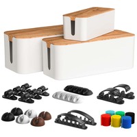 Boîte de rangement de câbles pour bureau, gestion des câbles, pour multiprises, maison et bureau, vente en gros